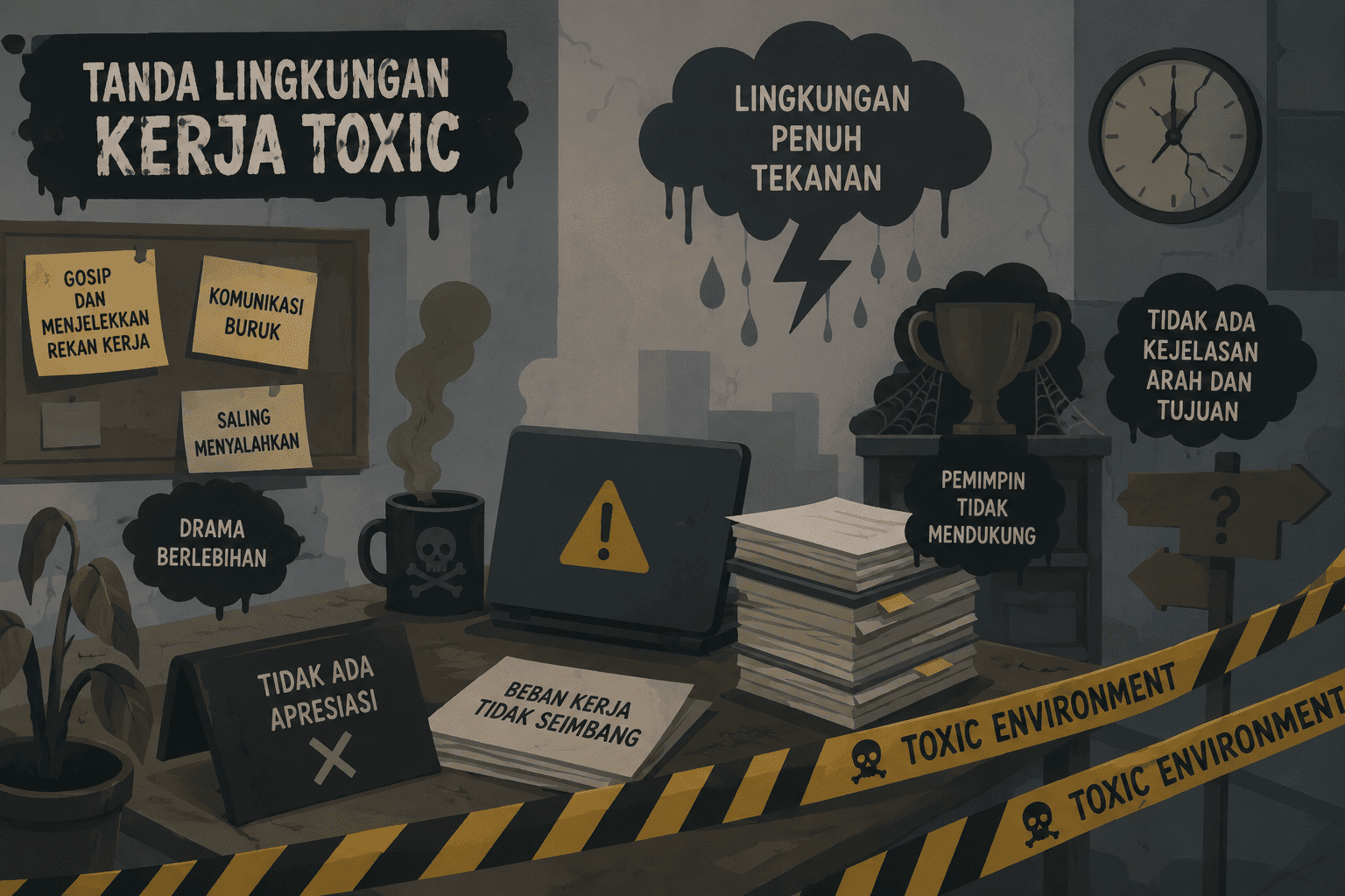 Tanda Lingkungan Kerja Toxic